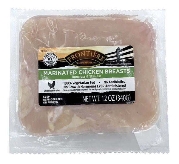 All Natural Marinated Chicken Breast, 4oz – frontierenaturalmeats