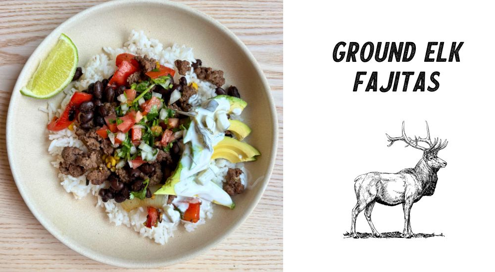 Ground Elk Fajitas