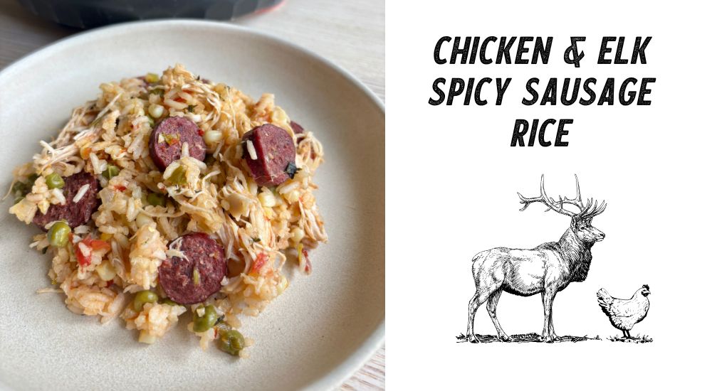 One-Pot Chicken & Elk Spicy Sausage Rice