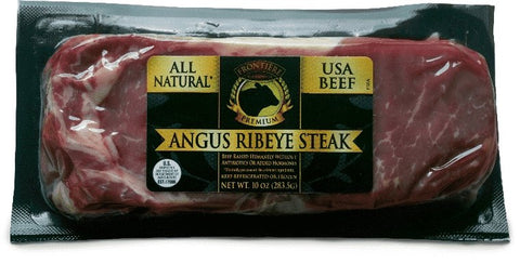 All Natural Angus Ribeye Steak, 10 oz - frontierenaturalmeats