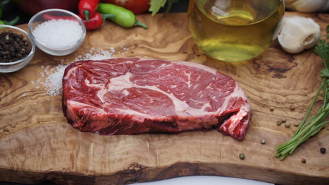 All Natural Angus Ribeye Steak, 10 oz - frontierenaturalmeats