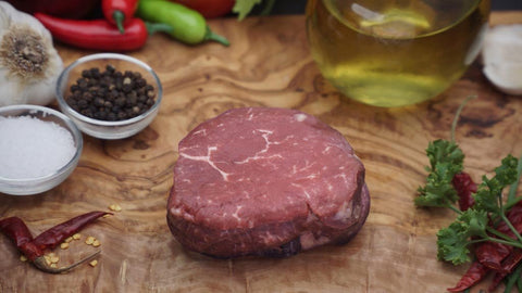 All Natural Angus Tenderloin Steak, 8 oz - frontierenaturalmeats