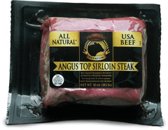 All Natural Angus Top Sirloin Steak, 10 oz - frontierenaturalmeats