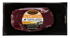 All Natural Elk Ribeye Steak, 8 oz - frontierenaturalmeats