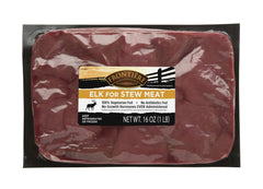 All Natural Elk Stew Meat - frontierenaturalmeats