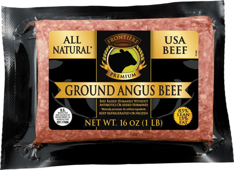 All Natural Ground Angus Beef 85/15 - frontierenaturalmeats