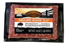 All Natural Ground Bison 90% Lean - frontierenaturalmeats