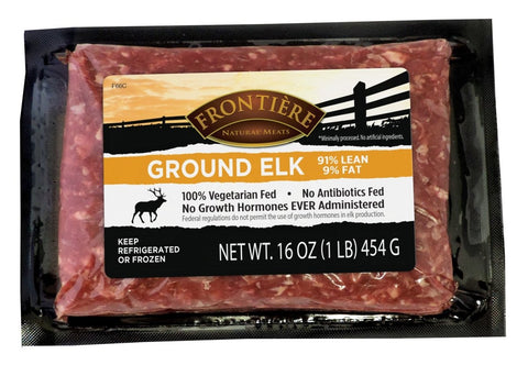 All Natural Ground Elk 91% Lean - frontierenaturalmeats