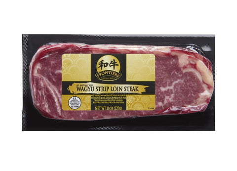 All Natural Wagyu Strip Loin Steak, 8 oz - frontierenaturalmeats
