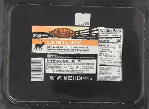 Elk Medallions - frontierenaturalmeats