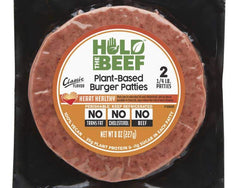 Hold the Beef, Classic Plant-Based 1/4 LB Burger Patties - frontierenaturalmeats