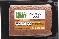Hold the Beef, Plant-Based No-Meat Loaf, 24 oz - frontierenaturalmeats