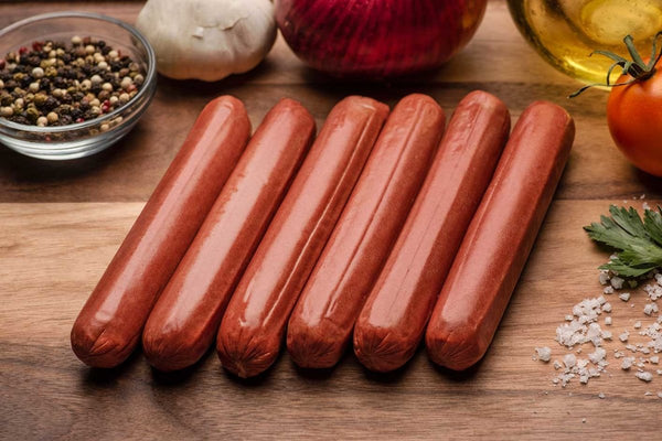 Organic Uncured Beef Hotdogs, 6 Hotdogs, 12 oz - frontierenaturalmeats